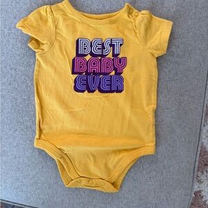 Yellow Baby Onesie - Best Baby Ever
